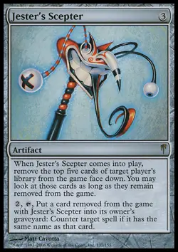 MTG Magic the Gathering Jester's Scepter (137/155) Coldsnap MP - Image 1