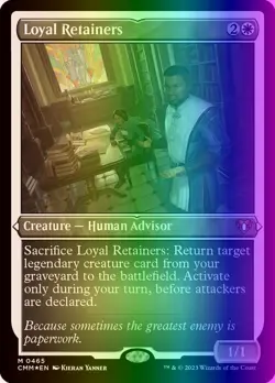 MTG Loyal Retainers (465/1455) Commander Masters NM FOIL- Etched - Image 1