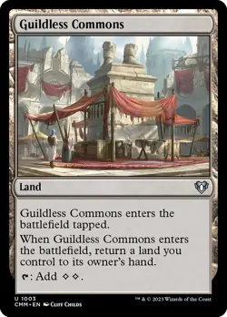 MTG Magic the Gathering Guildless Commons (1003/1173) Commander Masters LP - Image 1