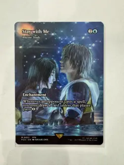 Rhystic Study (Showcase) Stay with Me - #31 Final Fantasy FCA Magic MTG - NM - Image 1