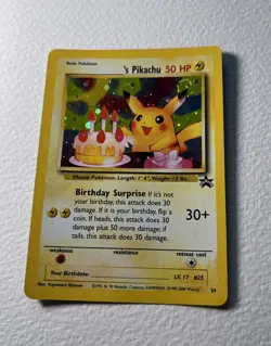 Pokemon TCG Card Birthday Pikachu Celebrations 25th Anniversary Rare Holo - Image 4