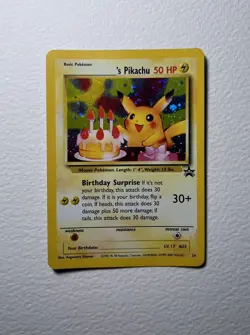 Pokemon TCG Card Birthday Pikachu Celebrations 25th Anniversary Rare Holo - Image 5