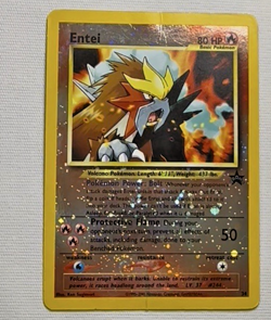 Pokemon - Entei 34/53 Wotc Promo Reverse Holo HP SWIRL 2001 - Image 1