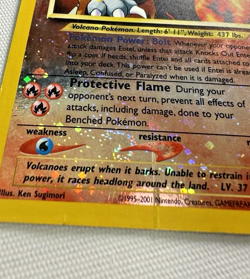 Pokemon - Entei 34/53 Wotc Promo Reverse Holo HP SWIRL 2001 - Image 4