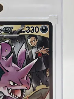 Team Rocket’s Nidoking EX #233/182 - 2025 Pokemon SV: Destined Rivals - NM - Image 4