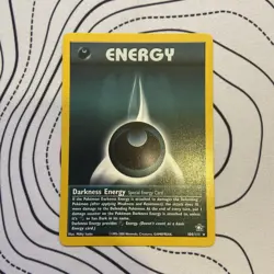 Darkness Energy 1st Edition 104/111 Rare WOTC Vintage Pokemon NM - Image 1