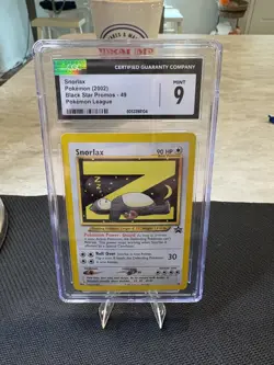 Snorlax #49 Black Star Promo CGC 9 Pokemon Card - Image 1