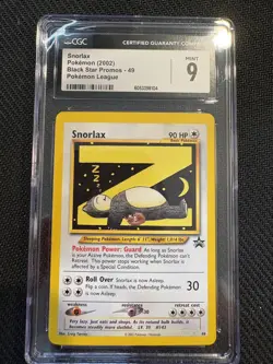 Snorlax #49 Black Star Promo CGC 9 Pokemon Card - Image 3