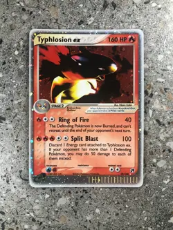 Pokemon TCG Cards Typhlosion ex 99/100 Sandstorm Ultra Rare NM - Image 1