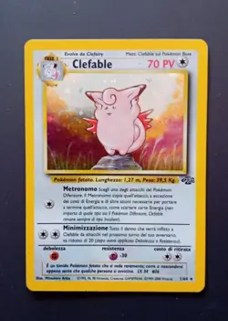 Clefable Holo Unlimited ITA - 1/64 Jungle - Pokemon - Image 1