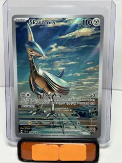 Pokemon Skarmory #209/191 Surging Sparks Illustration Rare Holo Near Mint NM ++ - Image 1