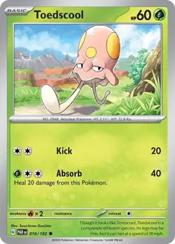 Pokemon Toedscool (16/267) Paradox Rift NM - Image 1