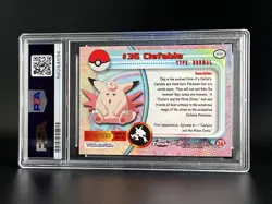 2000 Pokemon Chrome #36 CLEFABLE Topps TV - PSA 9 !! . [ read ] - Image 3