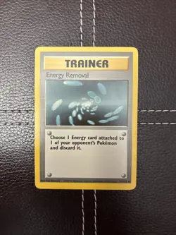 Pokemon TCG - Energy Removal - 92/102 - Unlimited Base Set - LP Common (1999) - Image 1