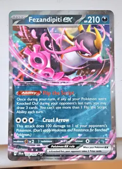 Fezandipiti EX 038/064 Sv: Shrouded Fable Holo Double Rare Pokemon Card NM/MINT - Image 1