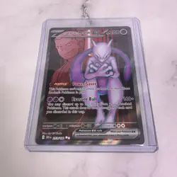 Pokemon TCG Destined Rivals Team Rocket's Mewtwo EX Ultra Rare #213/182 ✅ - Image 3