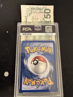 2005 POKEMON EX EMERALD #70 TREECKO-REVERSE FOIL PSA 9 - Image 2