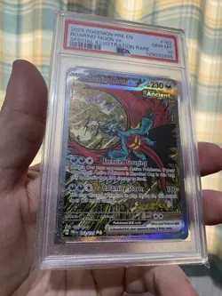 POKEMON PSA 10 2025 SV Prismatic Evolutions TCG Roaring Moon ex 162/131 SIR MINT - Image 3