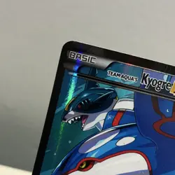 Pokemon Team Aqua's Kyogre EX Ultra Rare Full Art Holo Double Crisis 6/34 - Image 3