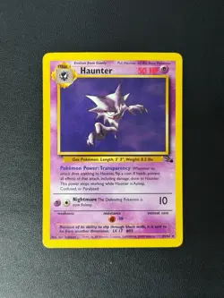 Haunter 21/62 Fossil Pokemon TCG 1999 LP - VINTAGE - WotC - Image 1