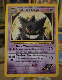 Pokemon TCG Sabrina's Gengar 29/132 Gym Challenge Non-Holo Card WOTC - Image 2