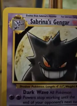 Pokemon TCG Sabrina's Gengar 29/132 Gym Challenge Non-Holo Card WOTC - Image 4
