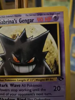 Pokemon TCG Sabrina's Gengar 29/132 Gym Challenge Non-Holo Card WOTC - Image 5