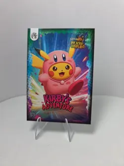 POKEMON PIKACHU COSPLAY - KIRBY'S ADVENTURE #170 * GALAXY HOLO - Image 1