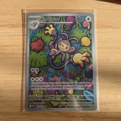 Pokemon Ambipom 107/094 Me02: Phantasmal Flames Stage 1 Holo Illustration Rare - Image 1