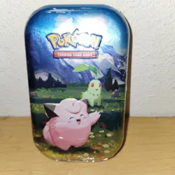Pokemon Mega Evo - Ascended Heroes Mini Tin Clefairy & Chikorita Factory Sealed - Image 2