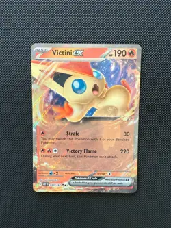 Victini ex 033/197 Double Rare Holo - Obsidian Flames Pokemon TCG Card - NM/M - Image 1