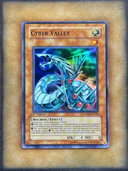 Yugioh Cyber Valley PTDN-EN010 Super Rare 1st Ed NM - Image 1