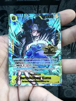 Bartholomew Kuma OP12-119 - English One Piece Japanese Version 3rd Anniversary - Image 1