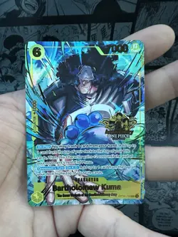 Bartholomew Kuma OP12-119 - English One Piece Japanese Version 3rd Anniversary - Image 4