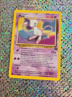 MEW - # 8 - Black Star Promo - Pokemon Card - NEAR MINT - Image 2