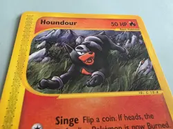 Pokemon Card Houndour 86/147 Regular Aquapolis Common 2002 NM - Image 2