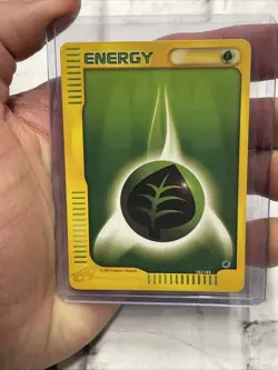 GRASS ENERGY 162/165 Expedition - eREADER - VINTAGE WOTC Pokemon Card 2002 NM/MT - Image 1