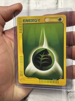 GRASS ENERGY 162/165 Expedition - eREADER - VINTAGE WOTC Pokemon Card 2002 NM/MT - Image 2