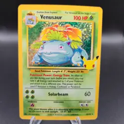Venusaur 15/102 Pokemon Card - Celebrations: Classic Collection - NM - Image 1