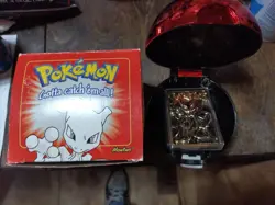 NIB SEALED MEWTWO Pokemon 23K Gold Plated Trading Card 1999 Burger King Limited - Image 1