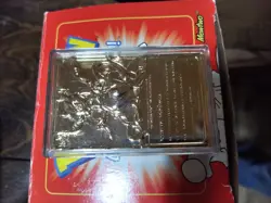 NIB SEALED MEWTWO Pokemon 23K Gold Plated Trading Card 1999 Burger King Limited - Image 3
