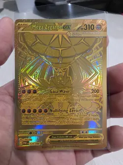 Mega Zygarde EX 124/088 Perfect Order Gold Hyper Rare Pokemon Card NM - Image 1