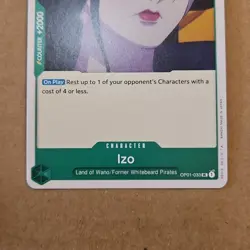 One Piece Card Game Izo OP01-033 UC Romance Dawn English NM TCG CCG - Image 3