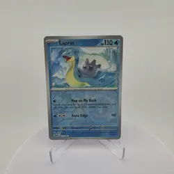 Pokemon TCG Lapras 131/165 Reverse Holo Card Scarlet Violet 151 Series - Image 1