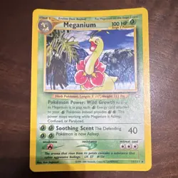 Pokemon Meganium Neo Genesis 10/111 Holo Rare 100 HP English Card - Image 1