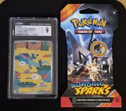 CGC 9 Dreepy AR 211/193 MEGA Dream ex M2a Pokemon Card Japanese - 1 Sealed Pack - Image 1