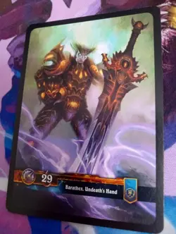 WOW TCG - Death Knight Deck + Extras - Barathex, Undeath's Hand - 70 Cards - Image 1