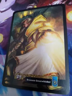 WOW TCG - Paladin Deck + Extras - Bronson Greatwhisker - 70 Cards - Image 1