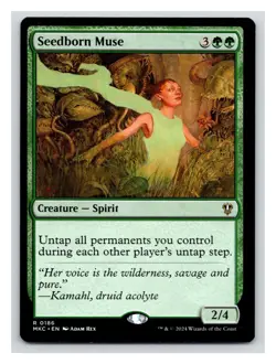 1x Seedborn Muse, MKM Commander, Magic MTG Off Center A Bit - Image 1