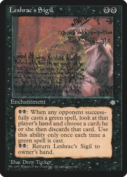 MTG Leshrac's Sigil ** Ice Age ** English (NM) - Image 1
